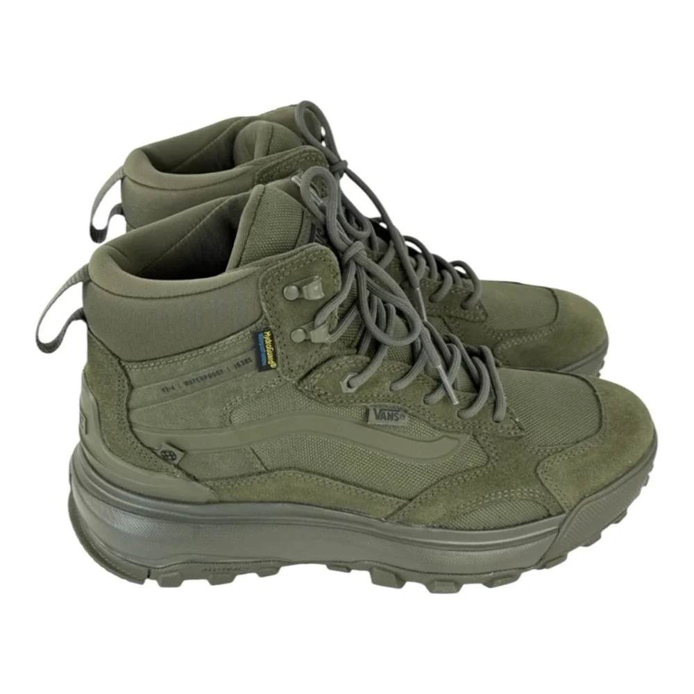 VANS Crestline Waterproof Shoe Grape Leaf Green Hiking Boots 500264 Men Size 9.5